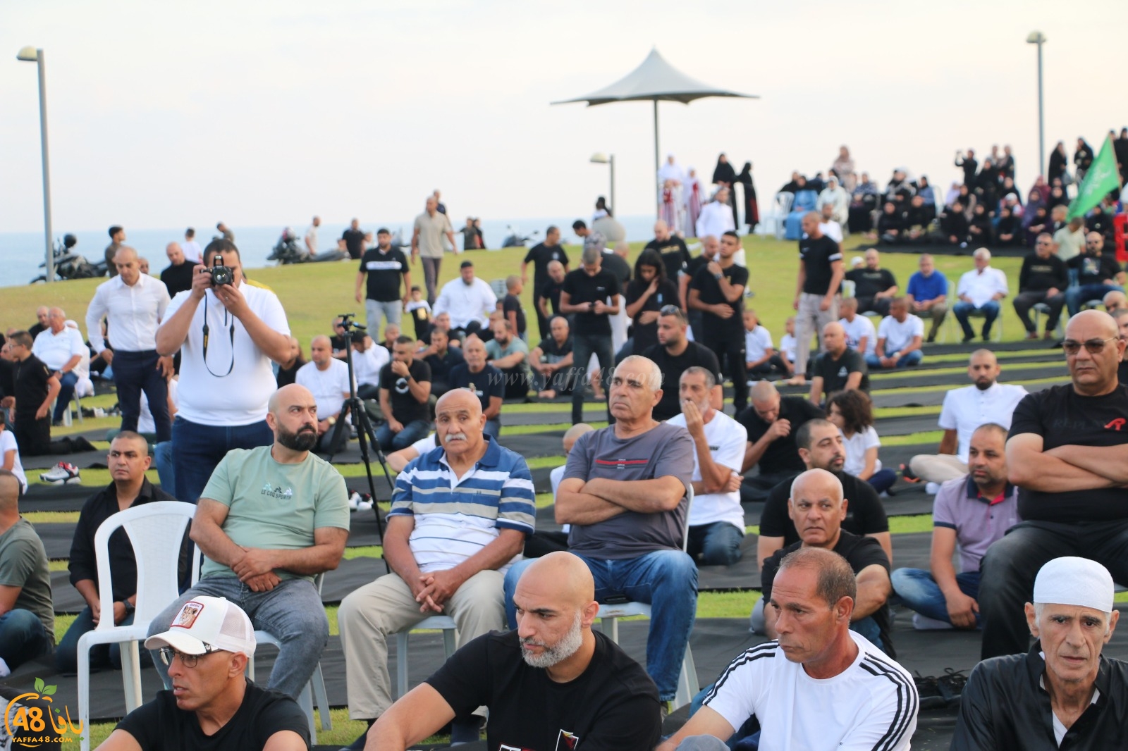 الفيديو الكامل لخطبة صلاة العيد في متنزه العجمي بيافا